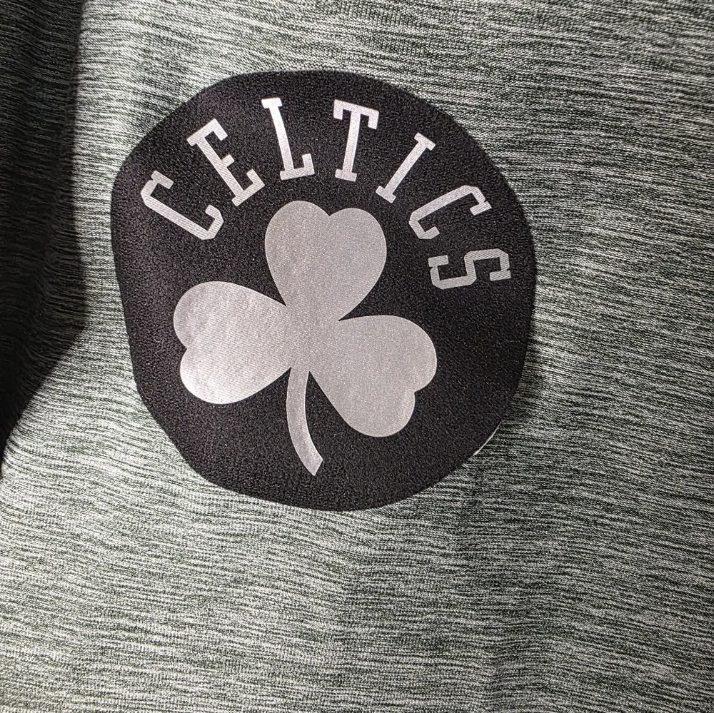 NWT‎ Antigua NBA Celtics Gray Polo Shirt Size Large